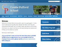 Tablet Screenshot of combepaffordschool.co.uk